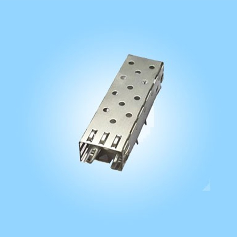 SFP Кейдж в сборе 1×1, с пресс-фит монтажом, скорость 1 Гбит/с