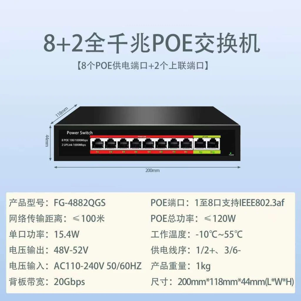 Коммутатор 100 Мбит/с / гигабитный коммутатор / коммутатор 2.5G / коммутатор 10G