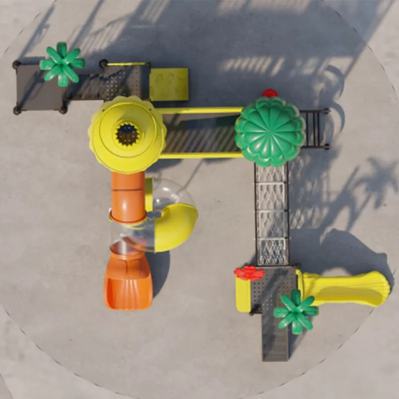 Классический игровой комплекс с горками DXY-05901