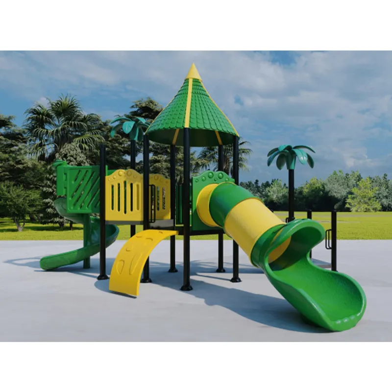 Классический игровой комплекс с горками DXY-06001