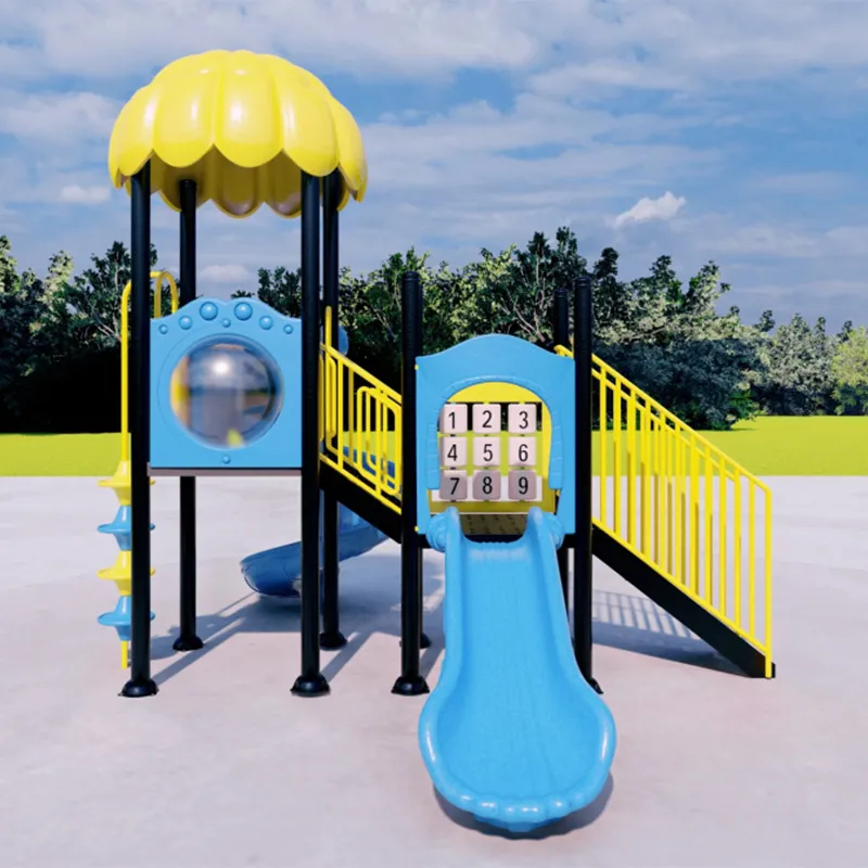 Классический игровой комплекс с горками DXY-06002