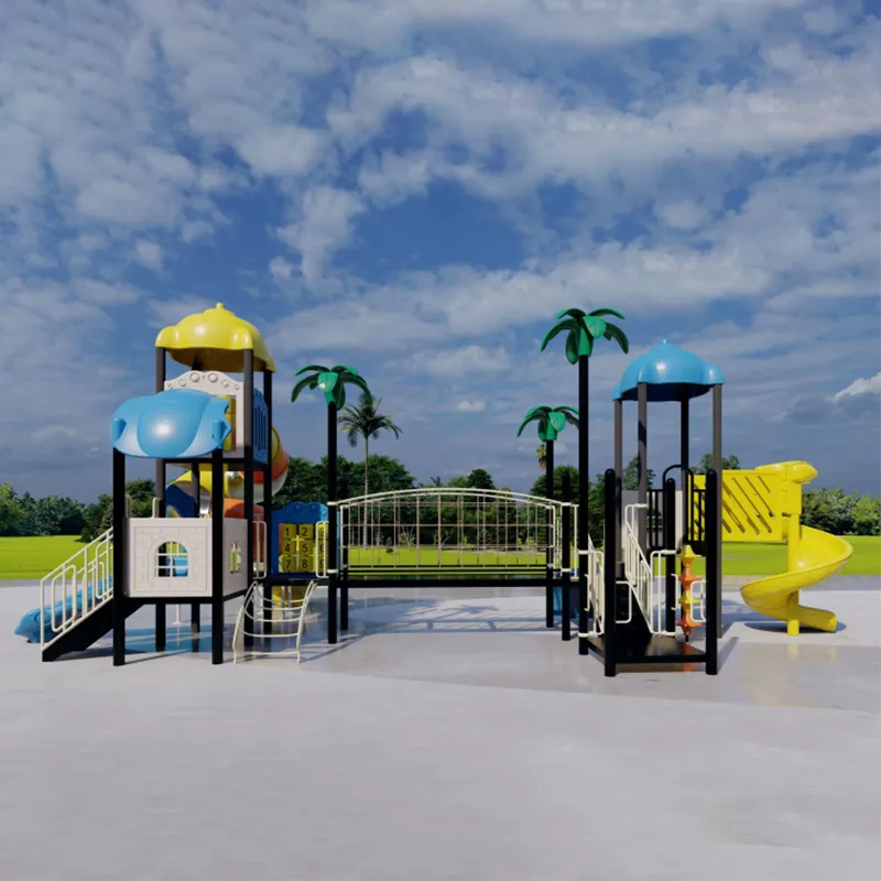 Классический игровой комплекс с горками DXY-06101