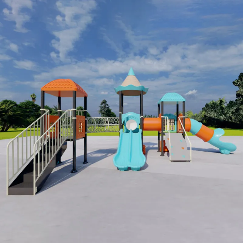 Классический игровой комплекс с горками DXY-06201