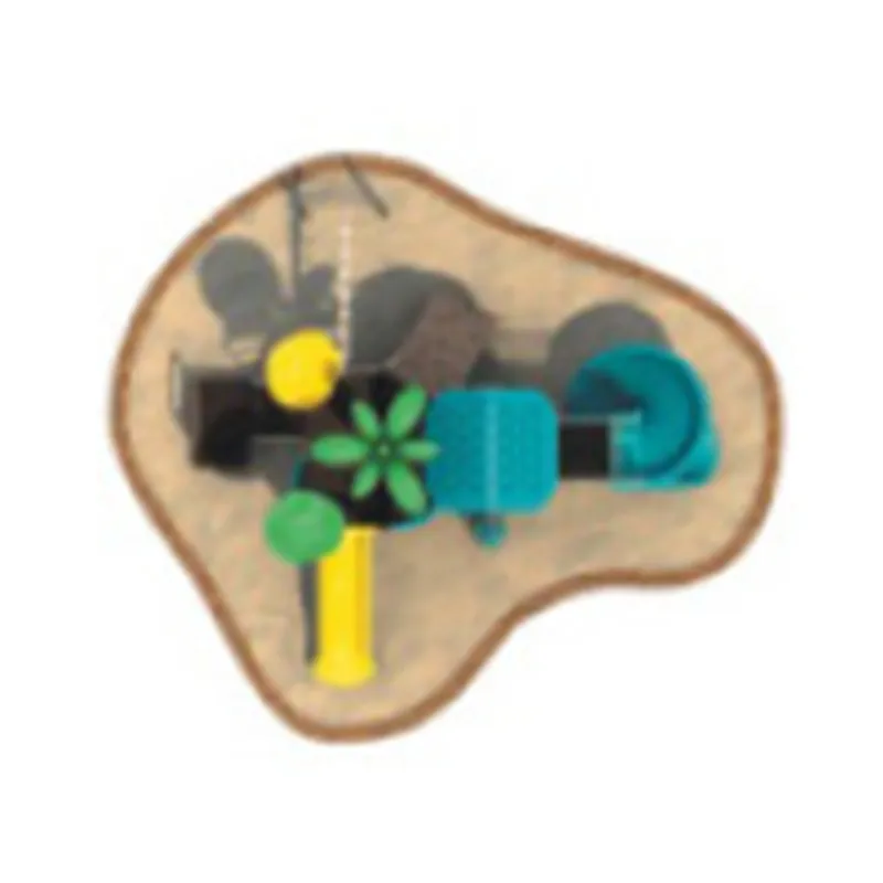 Классический игровой комплекс с горками DXY-06202