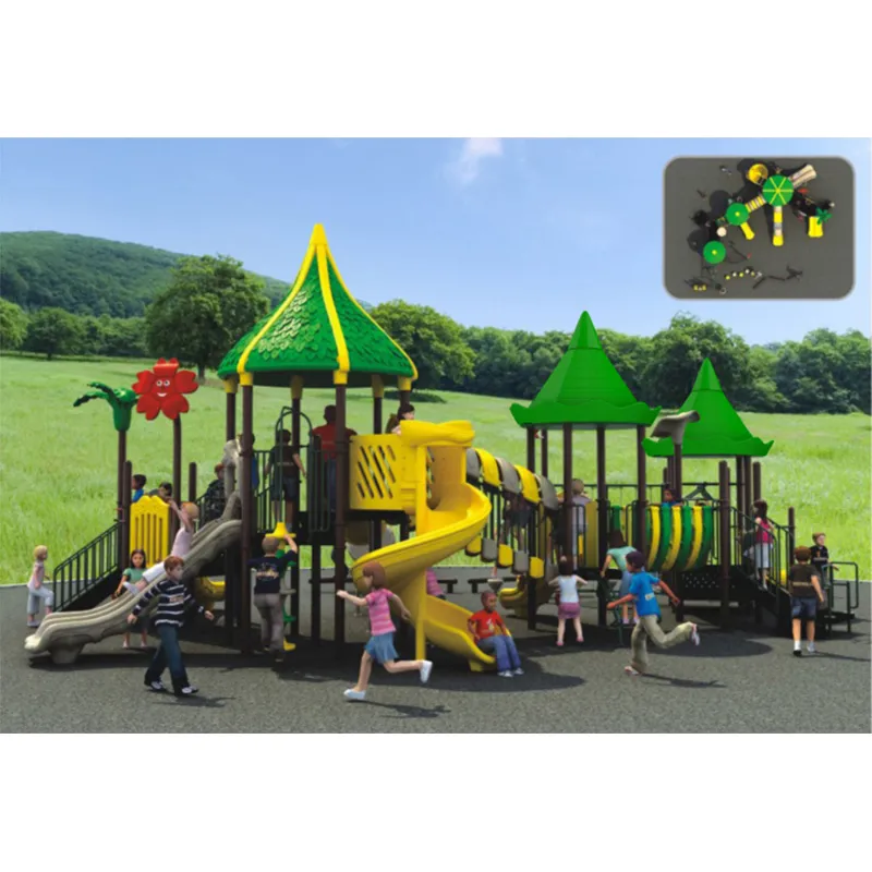 Классический игровой комплекс с горками DXY-06301