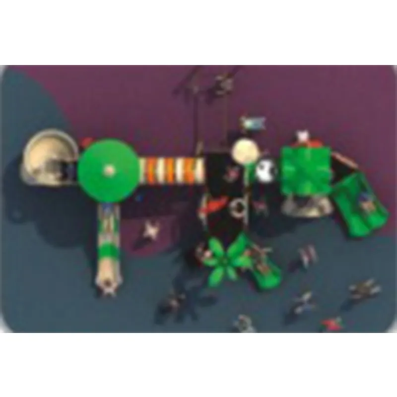 Классический игровой комплекс с горками DXY-06302