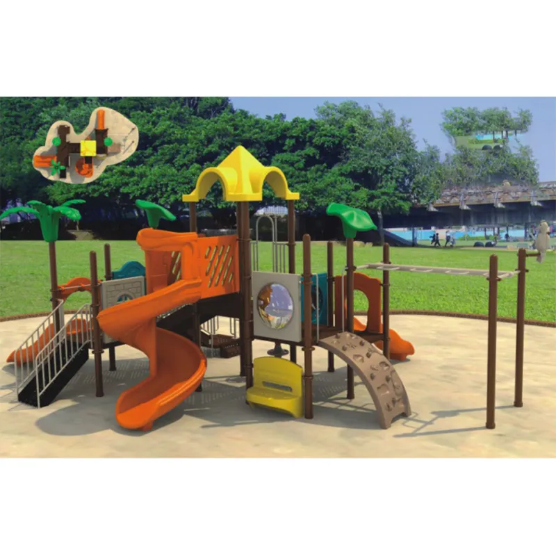 Классический игровой комплекс с горками DXY-06501