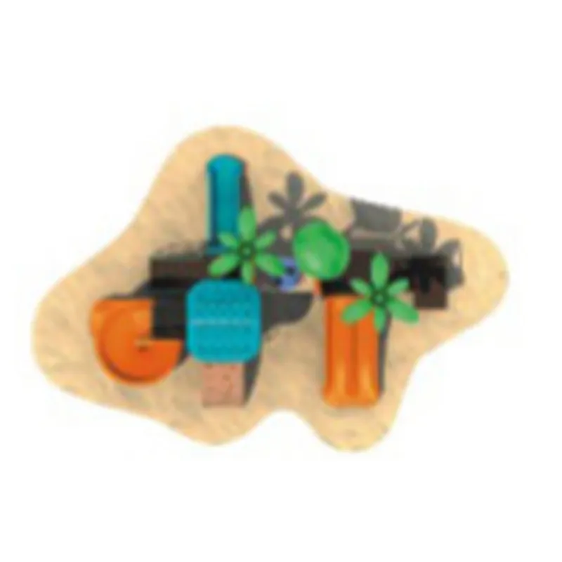 Классический игровой комплекс с горками DXY-06603