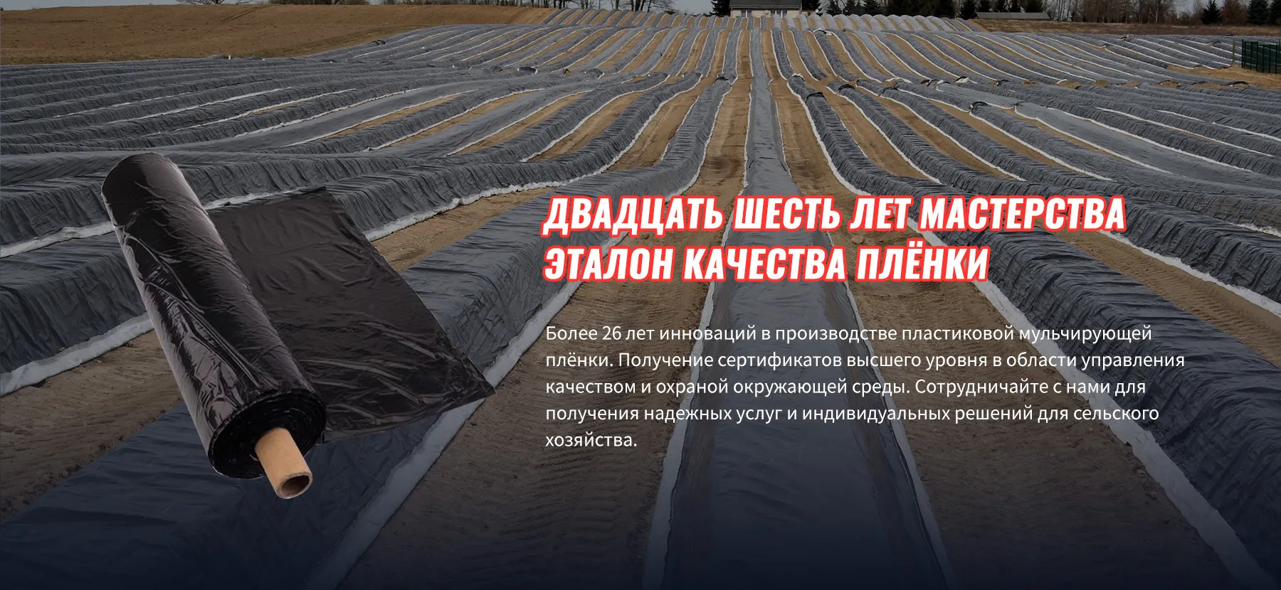 Полностью биоразлагаемая мульчирующая пленка-banner2