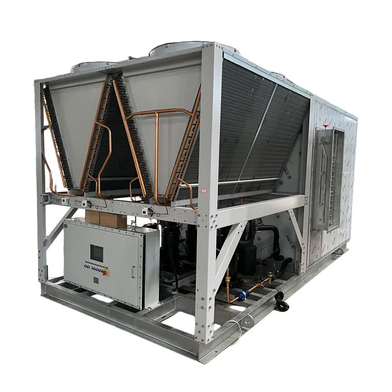 Крышные кондиционеры на полном приточном воздухе