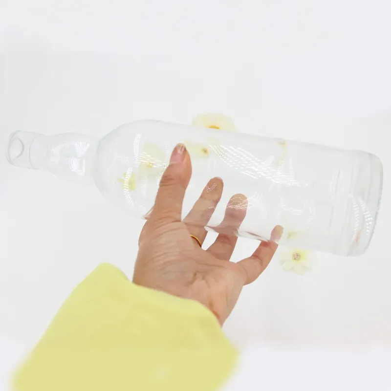 Бутылки из прозрачного стекла X-9