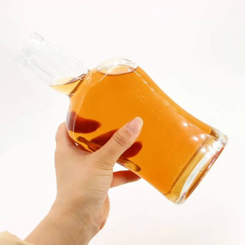 Бутылки из прозрачного стекла wz-4