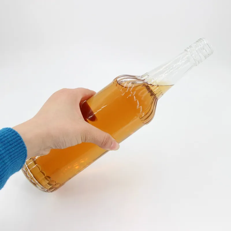 Бутылки из прозрачного стекла x-1