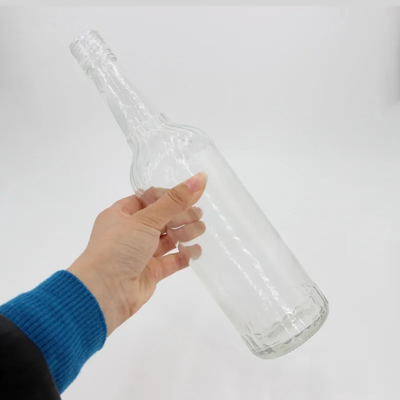 Бутылки из прозрачного стекла x-1