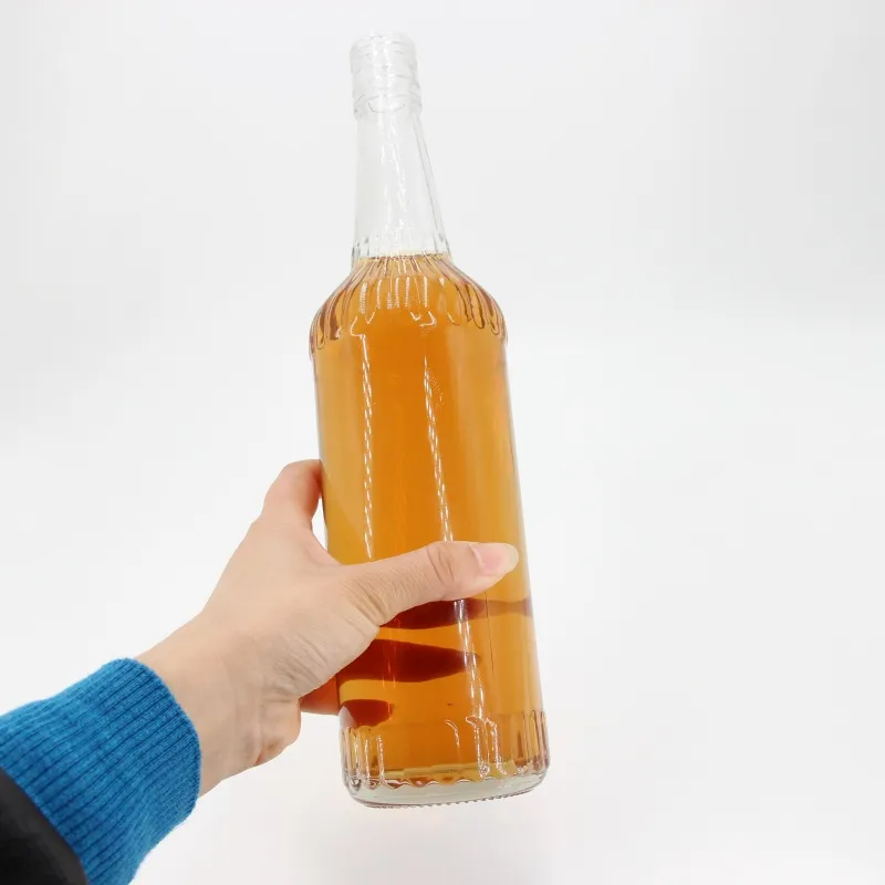 Бутылки из прозрачного стекла x-1