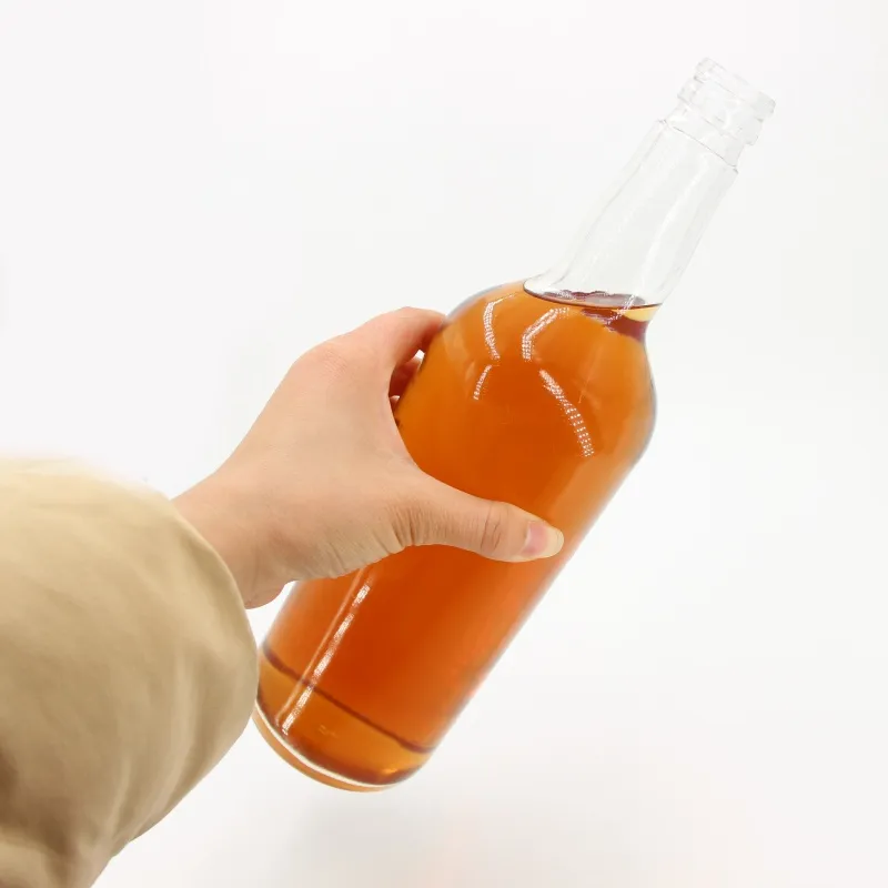 Бутылки из прозрачного стекла x-3