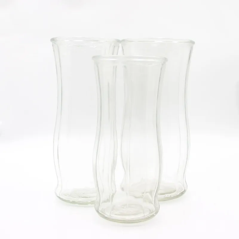 Круглая стеклянная ваза 2972 для интерьера