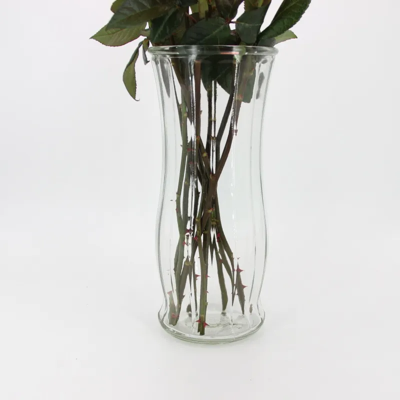 Круглая стеклянная ваза 2972 для интерьера