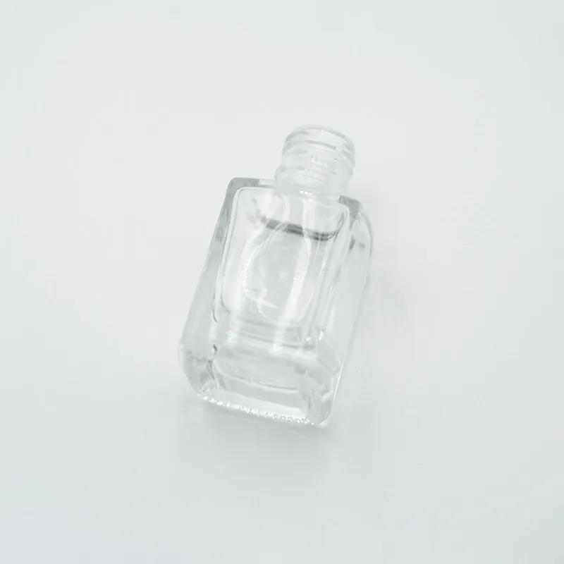 Прозрачный квадратный флакон 92А для косметики малого объёма 10 мл, под заказ