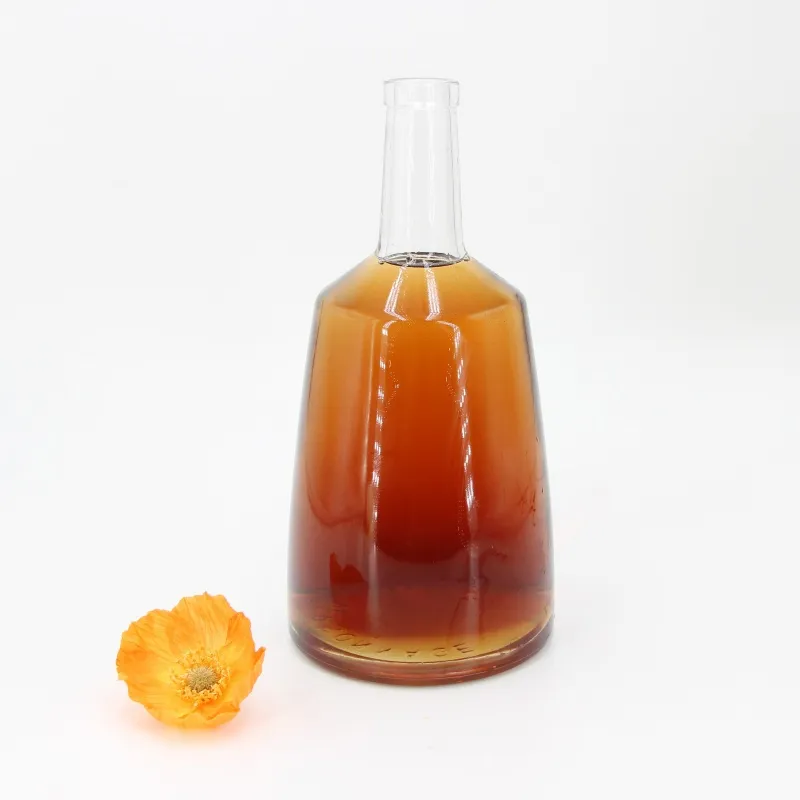 Стеклянная бутылка 4170 для алкоголя с пробкой объёмом 1000 мл, большая вместимость, под заказ