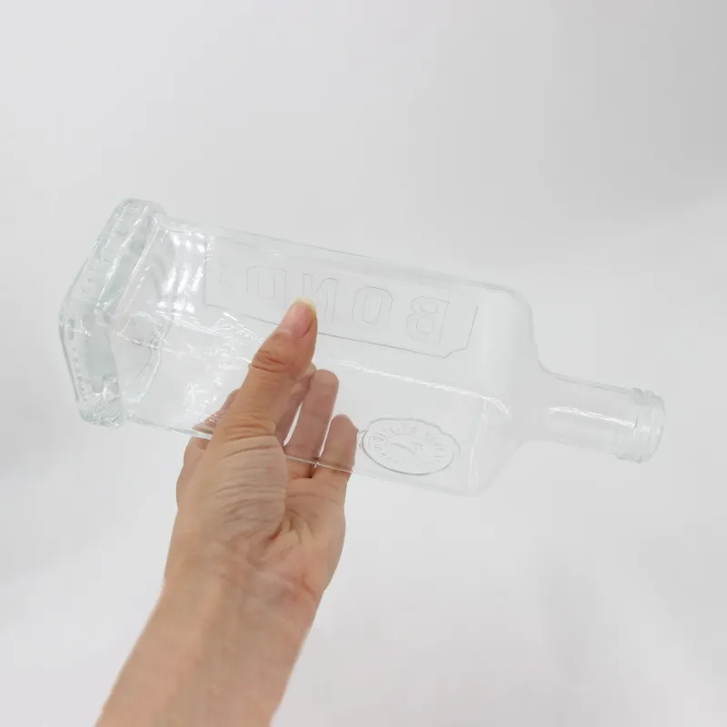 Стеклянная бутылка для виски WZ-8, 750 мл, с винтовой крышкой, на заказ