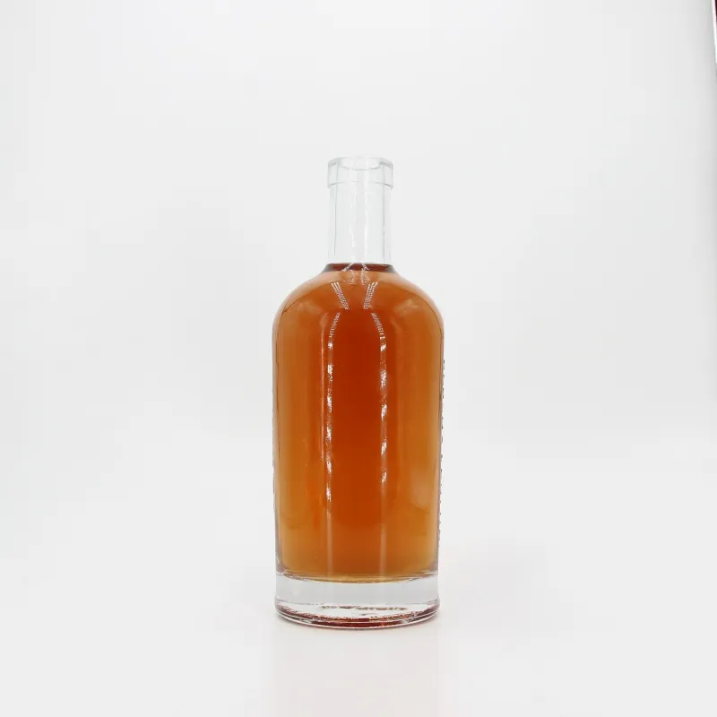 Стеклянная бутылка для рома 5164, 750 мл, с пробковой закупоркой