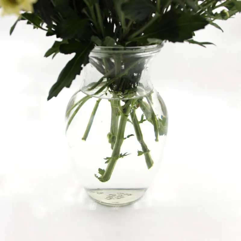 Стеклянная ваза 1999 оптом для праздничных распродаж, простая модель