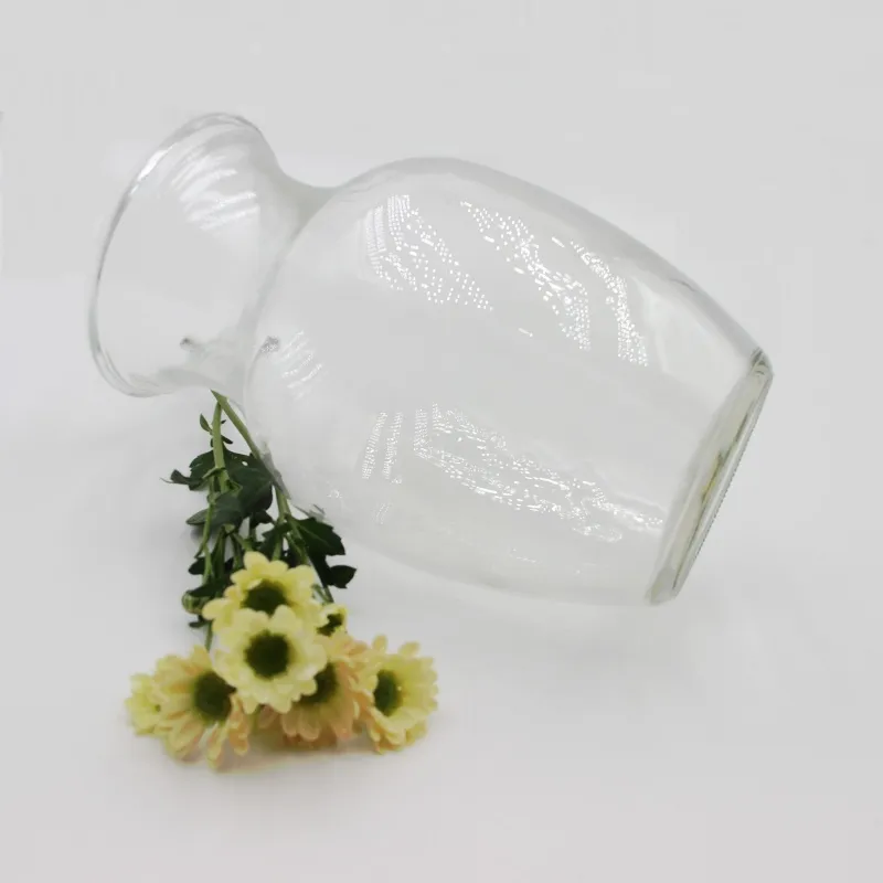 Стеклянная ваза 1999 оптом для праздничных распродаж, простая модель