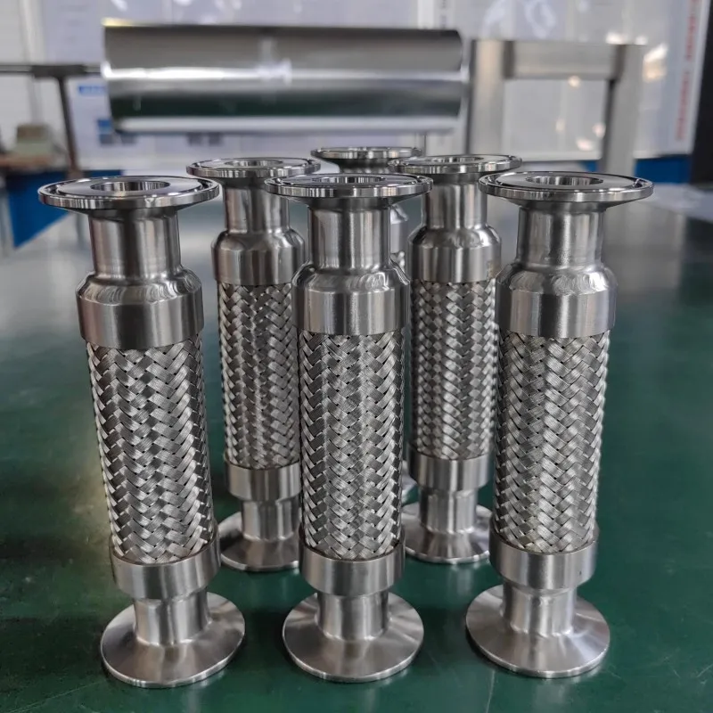 Металлические гибкие шланги с патронным соединением