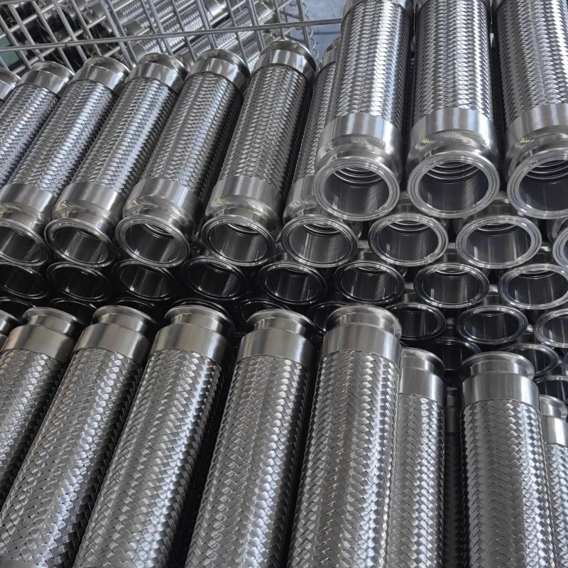 Металлические гибкие шланги с патронным соединением