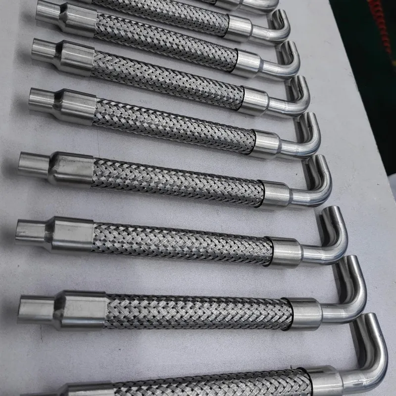 Металлические гибкие шланги с патрубковым соединением