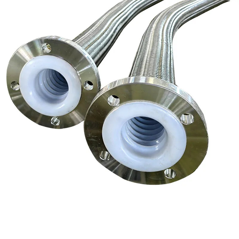 Металлические гибкие шланги с футеровкой из фторопласта