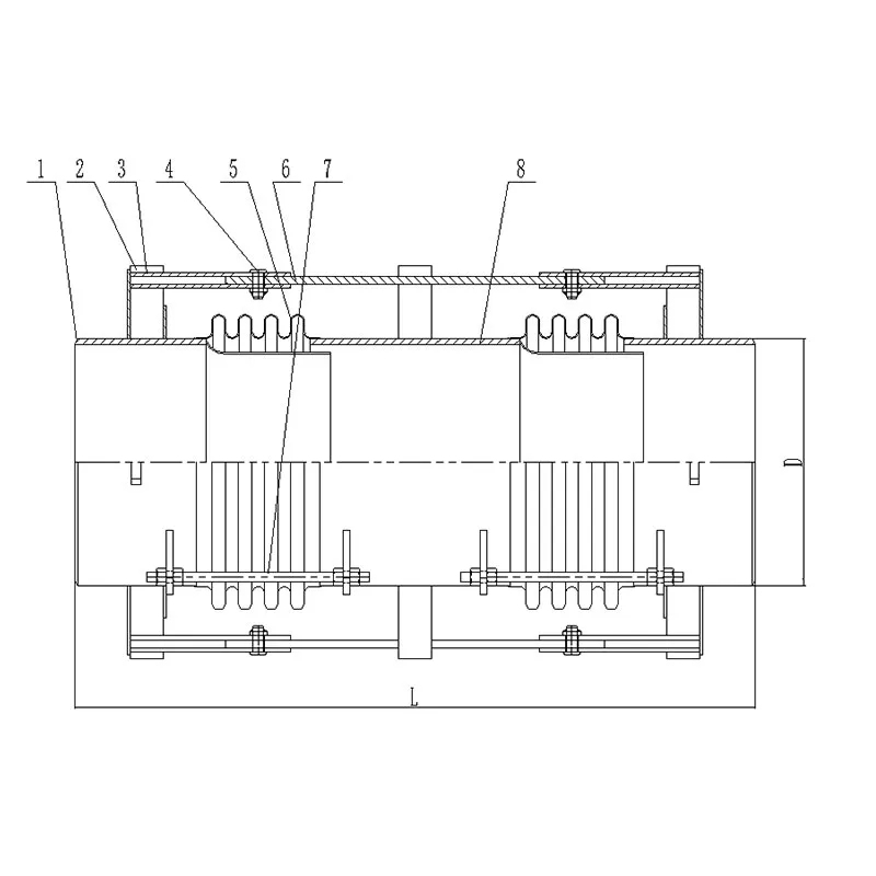 Сдвоенные шарнирные компенсаторы