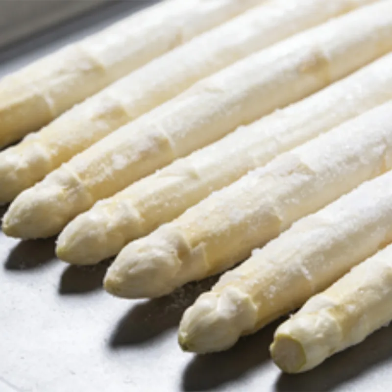 Быстро замороженная белая спаржа