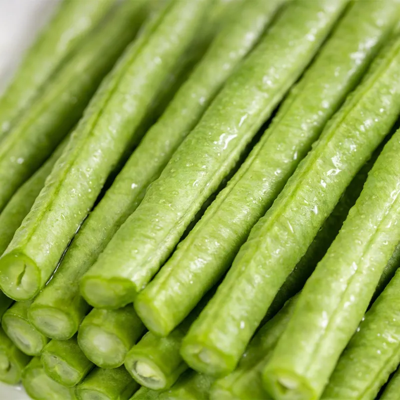 Быстро замороженные кусочки стручковой фасоли