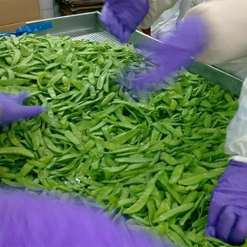 Быстро замороженный сахарный горох