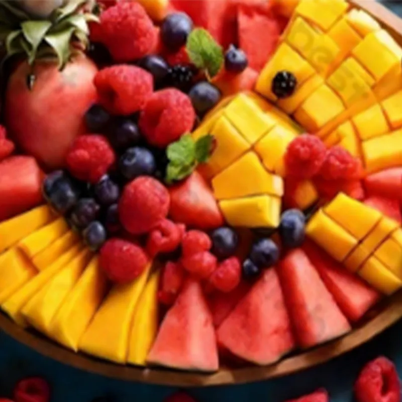 Сезонное ассорти из свежих фруктов