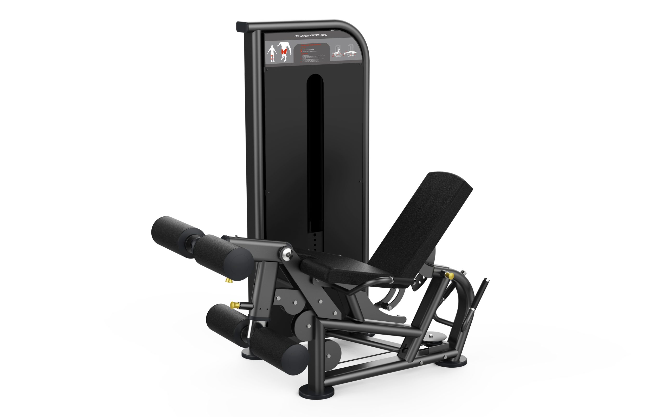 HL012, KINGSTAR PIN SELECTED SEATED LEG EXTENSION/PRONE LEG CURL, тренажер для разгибания ног сидя и сгибания ног лёжа со штифтовым выбором груза