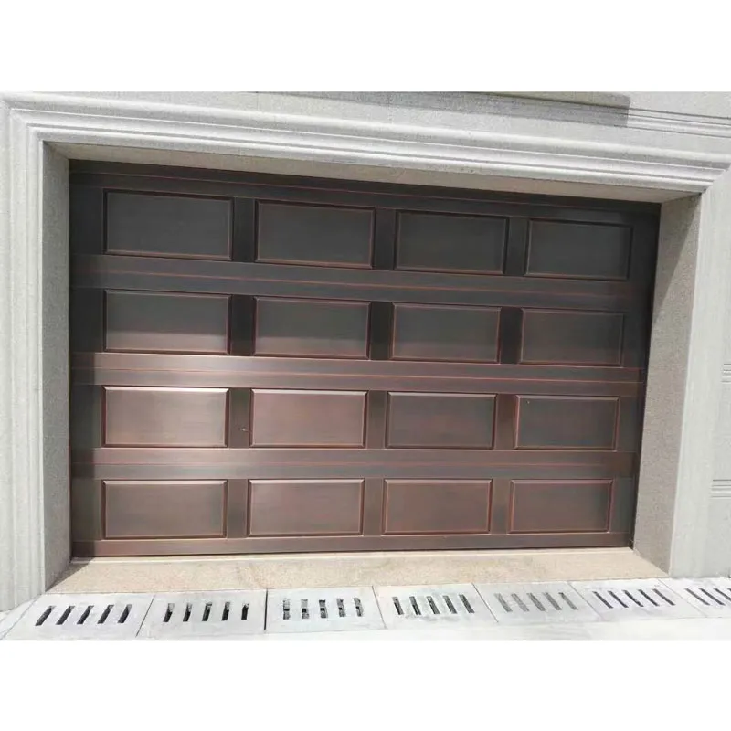 Медные гаражные ворота