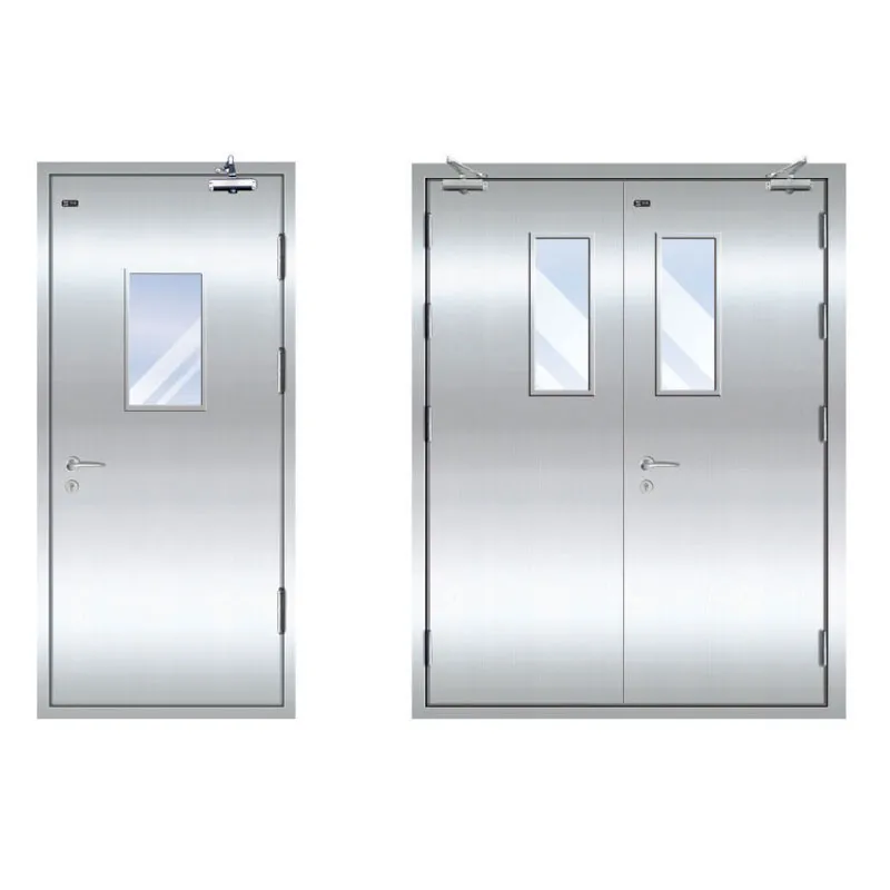 Огнестойкие двери из нержавеющей стали