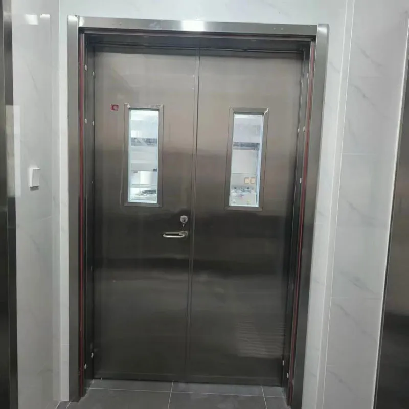 Огнестойкие двери из нержавеющей стали