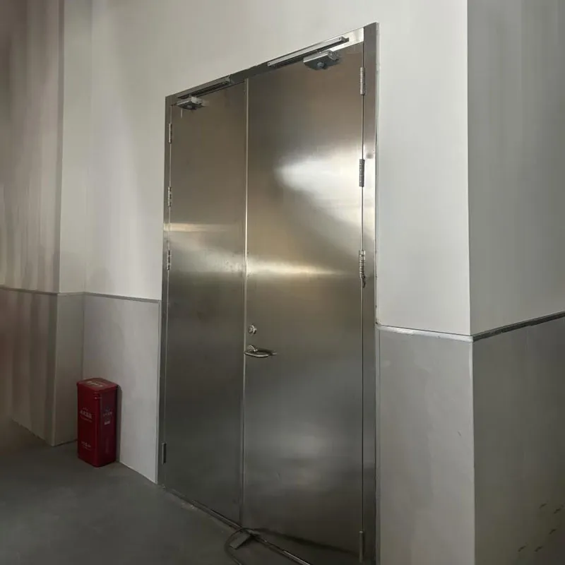 Огнестойкие двери из нержавеющей стали