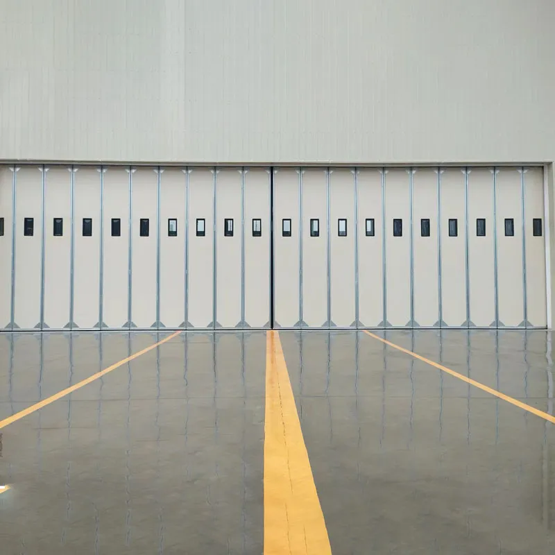 Складные ангарные ворота