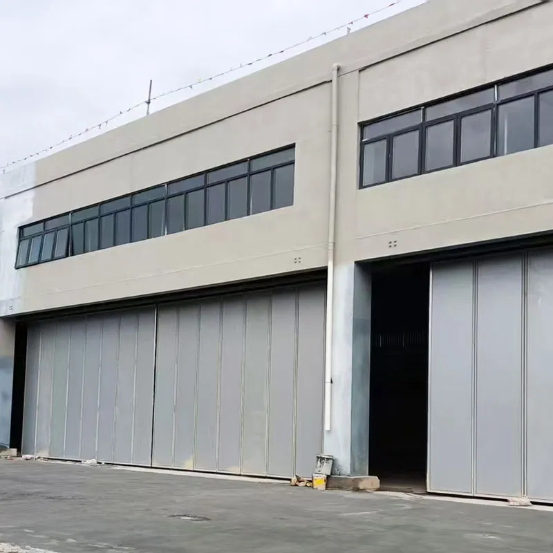 Складные ангарные ворота