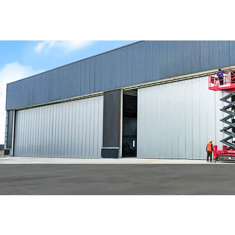 Складные ангарные ворота