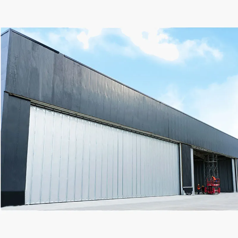 Складные ангарные ворота