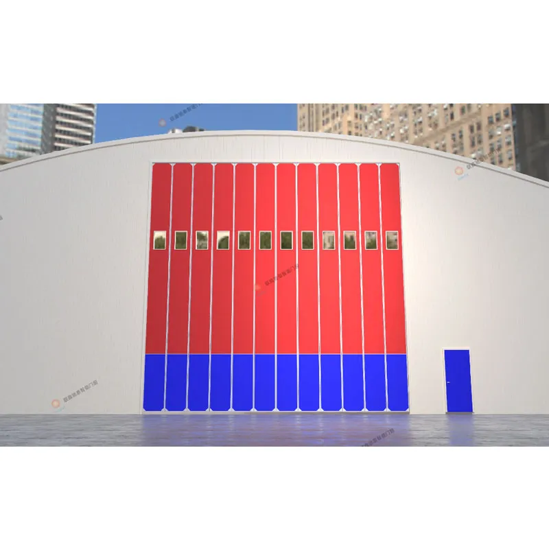 Складные ангарные ворота