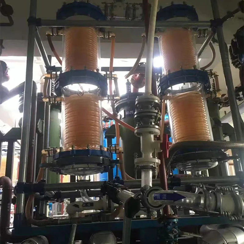 Змеевиковый конденсатор, девятисекционный конденсатор