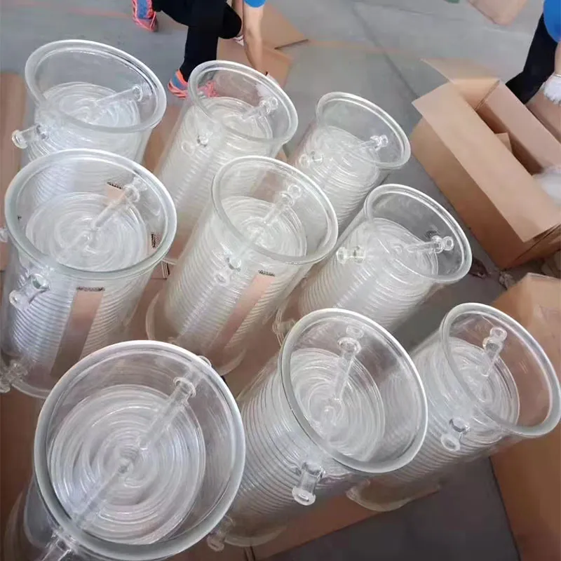 Змеевиковый конденсатор, девятисекционный конденсатор