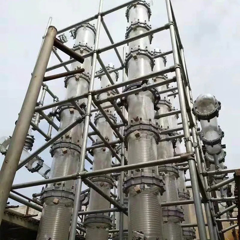 Змеевиковый конденсатор, девятисекционный конденсатор